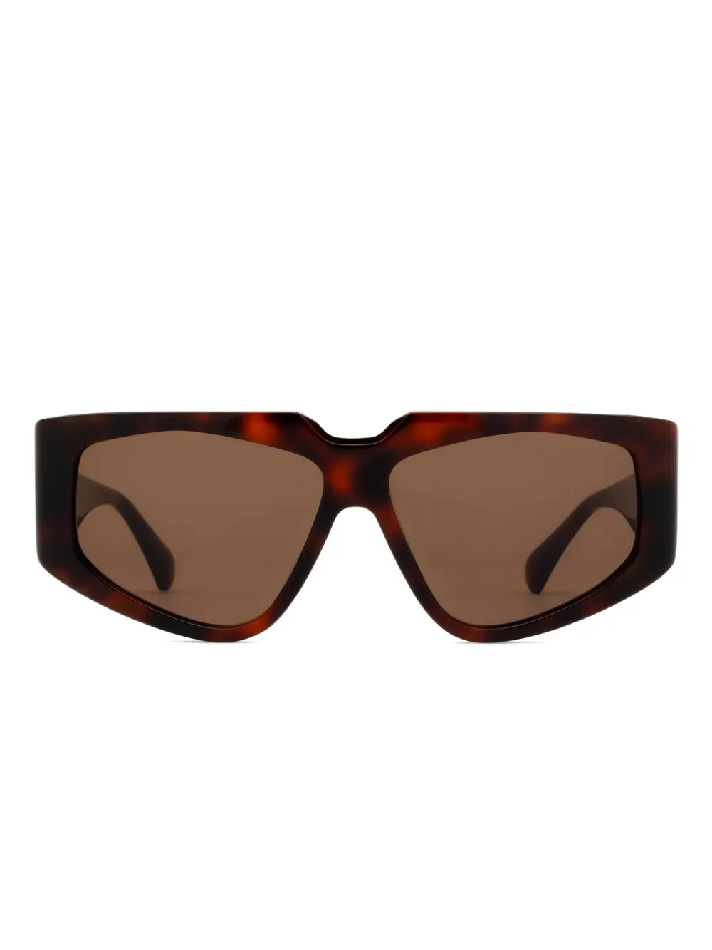 Max Mara Eyewear Occhiali da sole MM0125 geometrici - Marrone