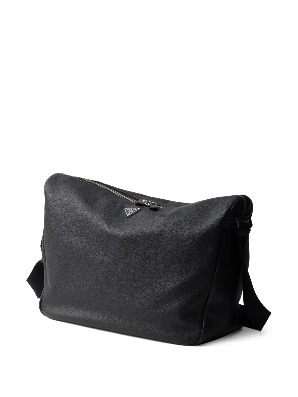 Prada Leren schoudertas Zwart