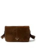 Prada suede shoulder bag - Brown