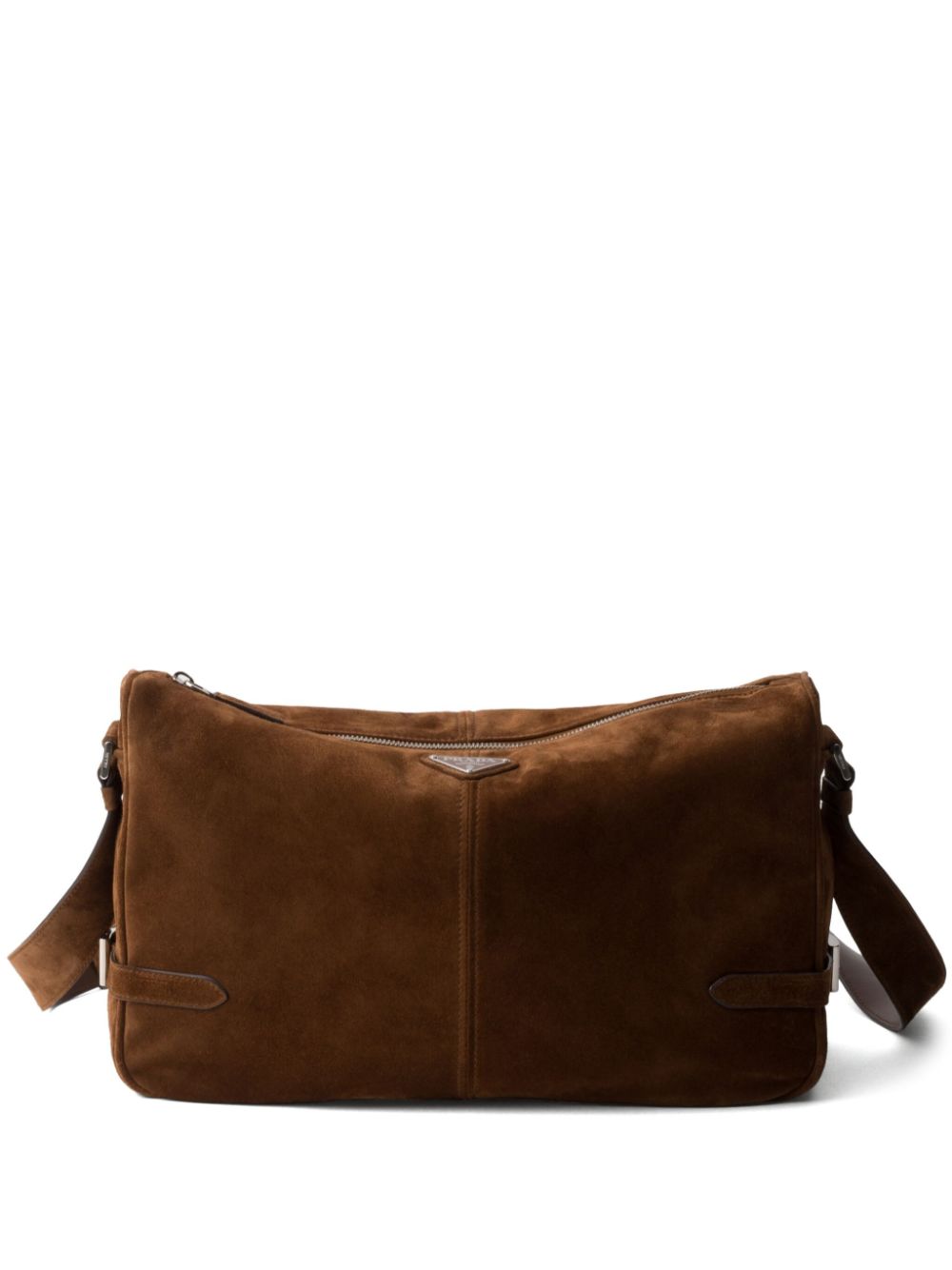 Prada suede shoulder bag Bruin