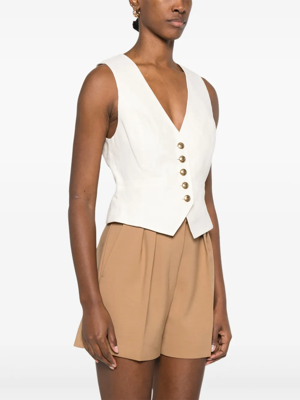 ZIMMERMANN Crush gilet Beige