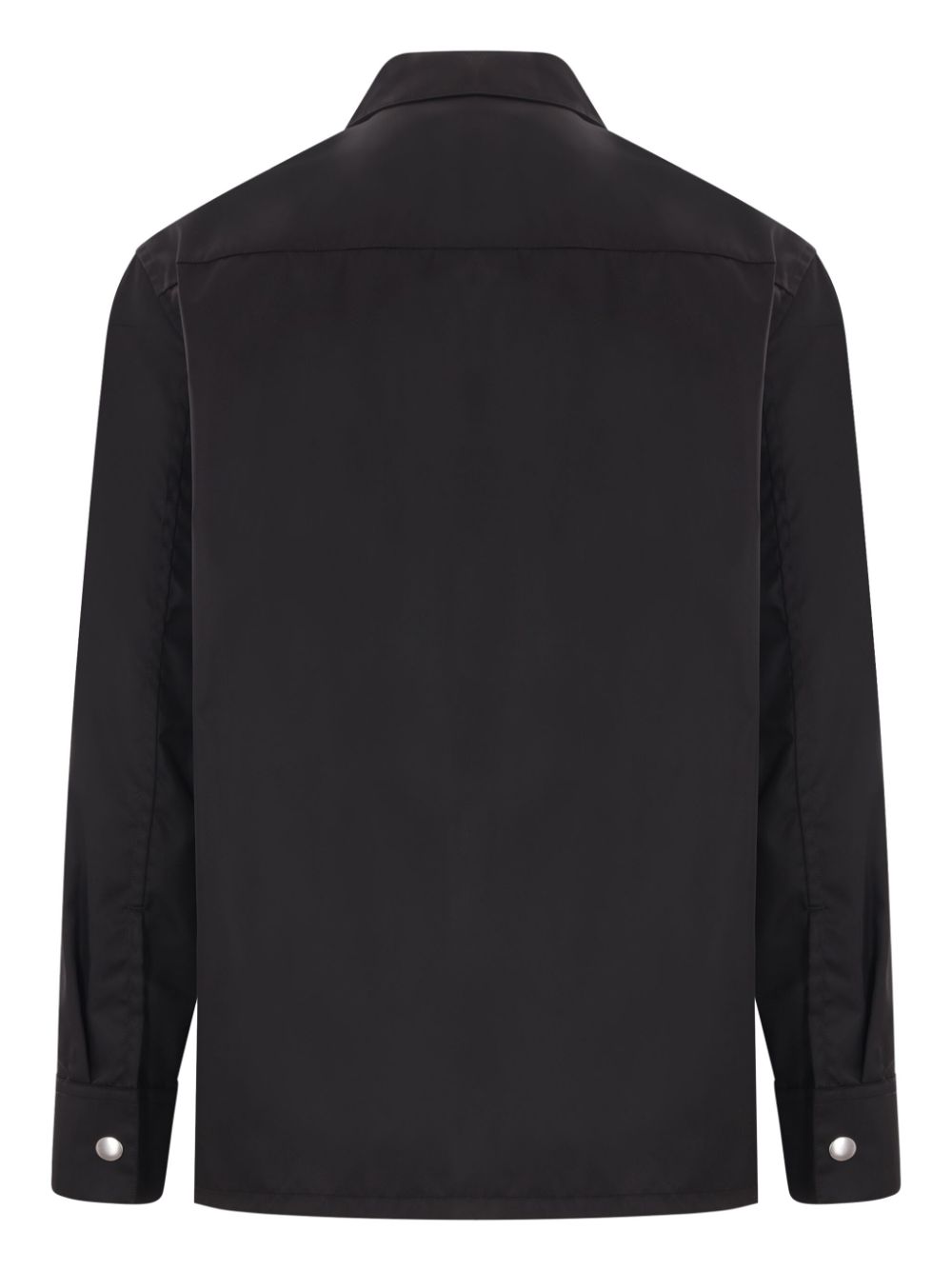 Jil Sander Twill shirtjack - Zwart