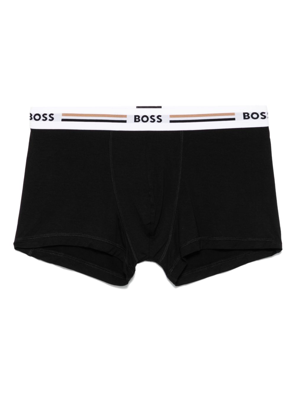 BOSS Drie boxershorts met logoband - Zwart