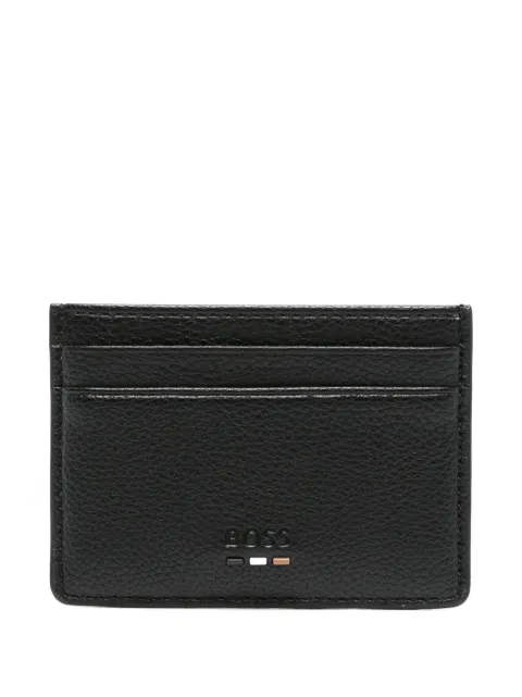 BOSS Kartenetui aus Faux-Leder