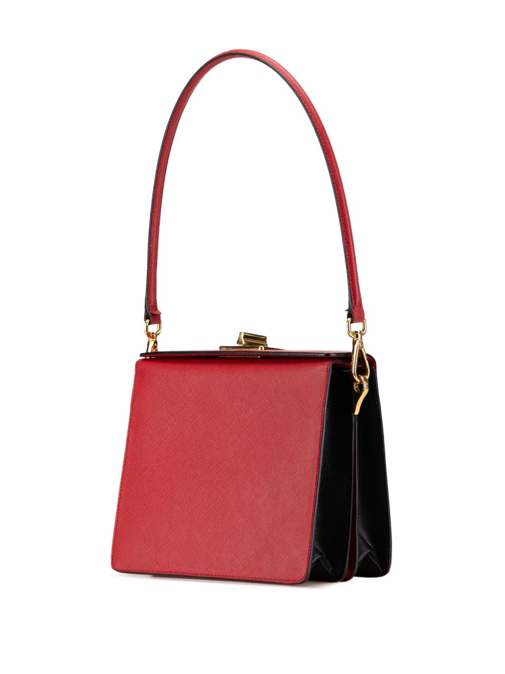 Prada Pre-Owned 2013-2024 Saffiano Begonia boekentas - Rood