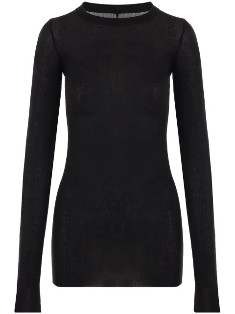 Rick Owens playera de canalé