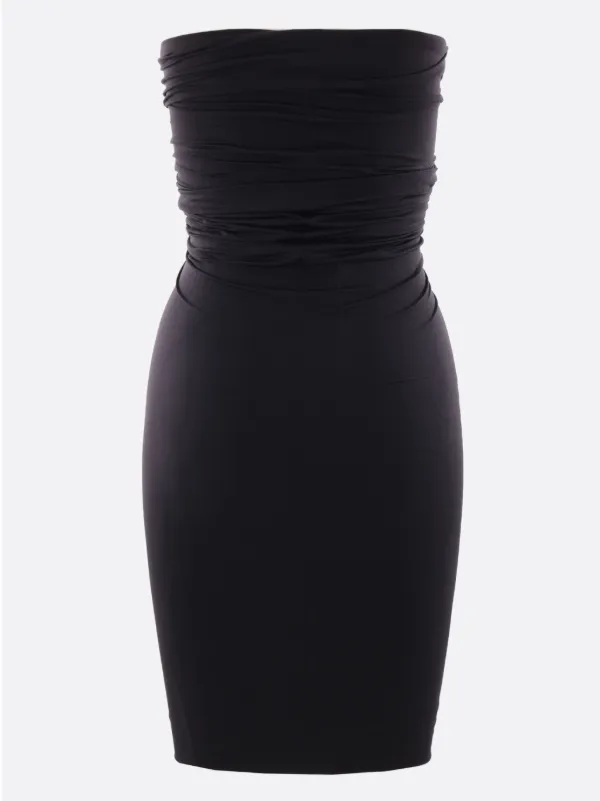 ワンピース RICK OWENS 'Prong' mini dress Black  RP01E7530JN 27563415_57330332_600.jpg