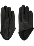 Manokhi croc-effect short gloves - Black