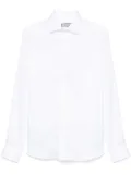 Canali twill-weave shirt - White