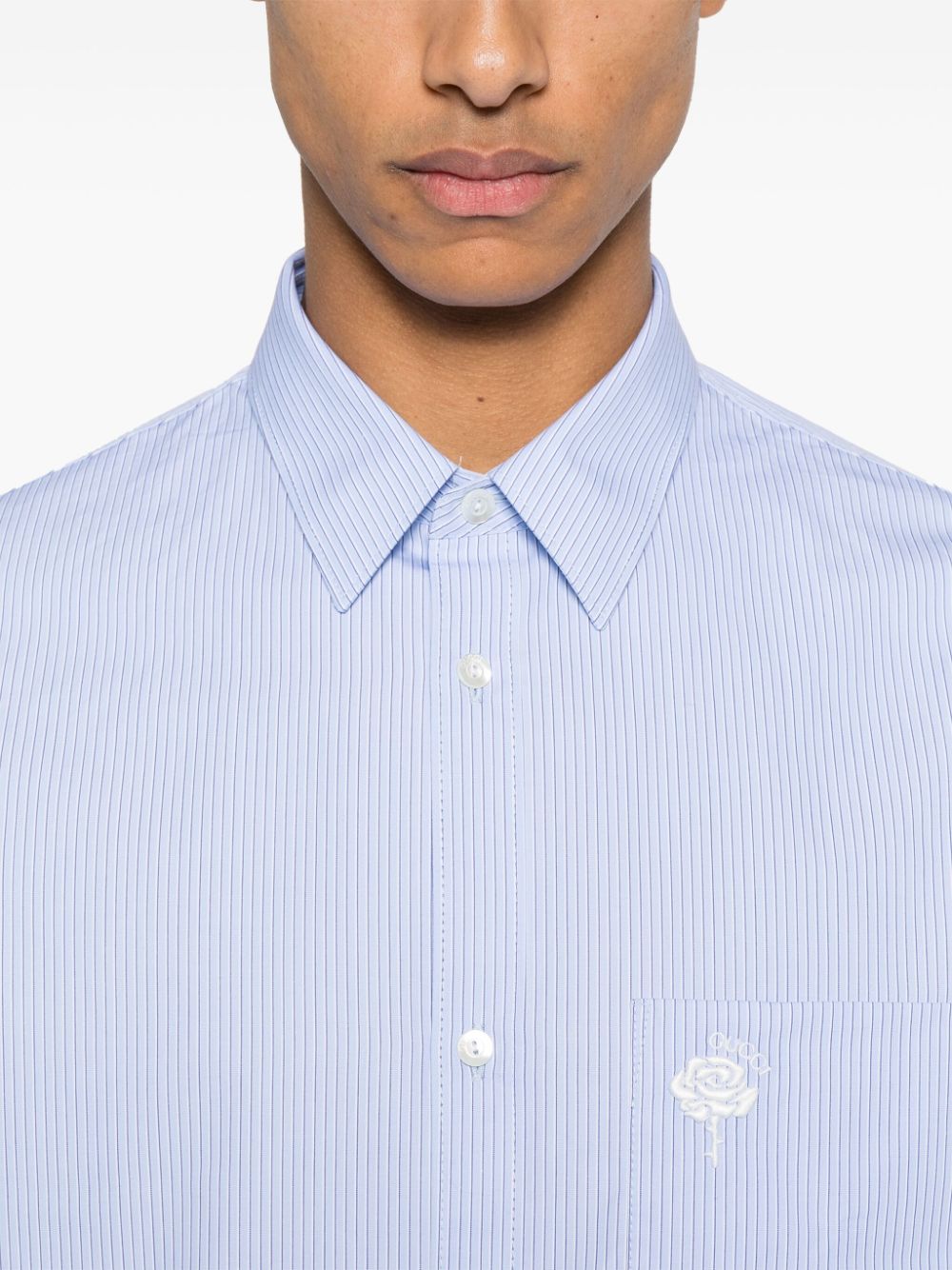 Gucci striped shirt Blauw