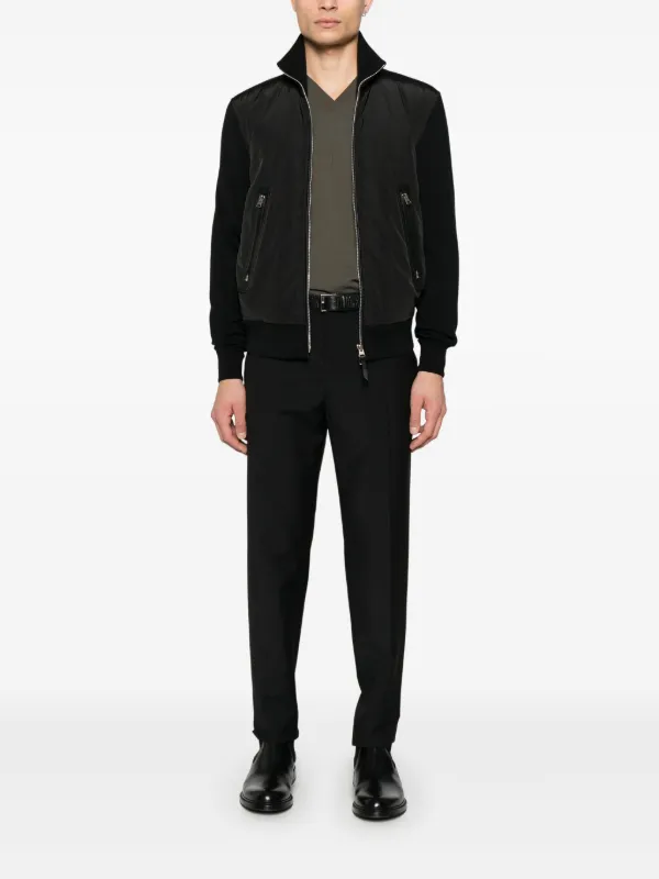 【送料&関税込】Tom Ford Giacca TOM FORD Giacca Biker Con Zip | Nero | FARFETCH IT