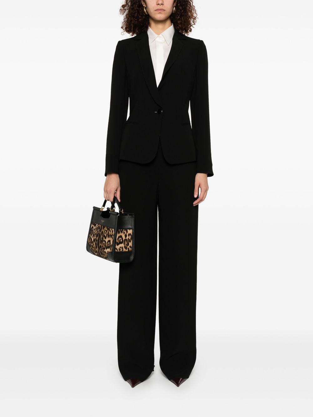 Giorgio Armani silk blazer - Black