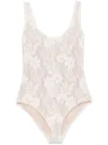 ZIMMERMANN lace scoop-neck body - Neutrals