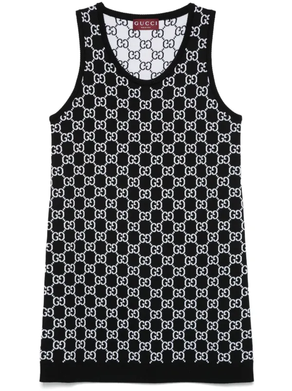Gucci☆VIP価格  GG ジャカード ミニドレス Gucci GGジャカード ミニドレス | ブラック | FARFETCH JP
