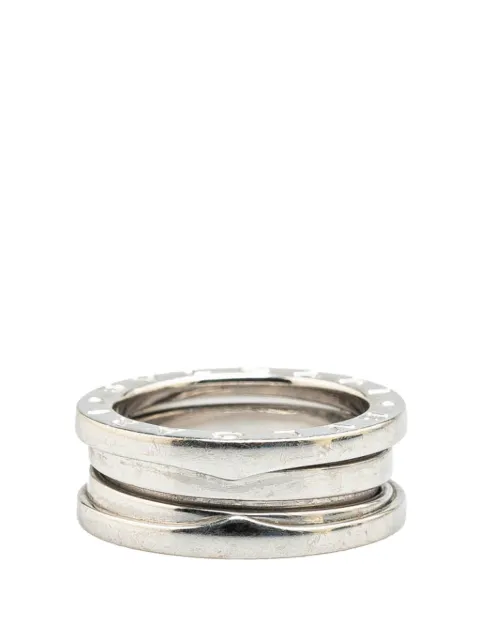 Bvlgari Pre-Owned anillo 18K White Gold B.Zero1 Two Band 2000-2024