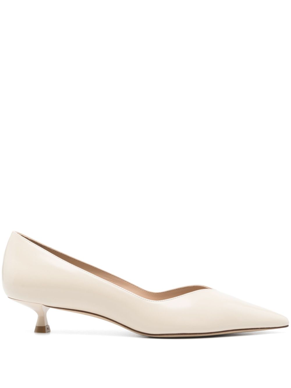 Stuart Weitzman 25mm leather pumps Neutrals