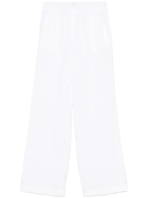 Eleventy pantalon en lin - Blanc - Eleventy - Modalova