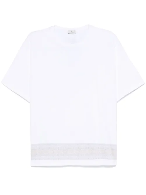 T-shirt à imprimé cachemire - ETRO - Modalova