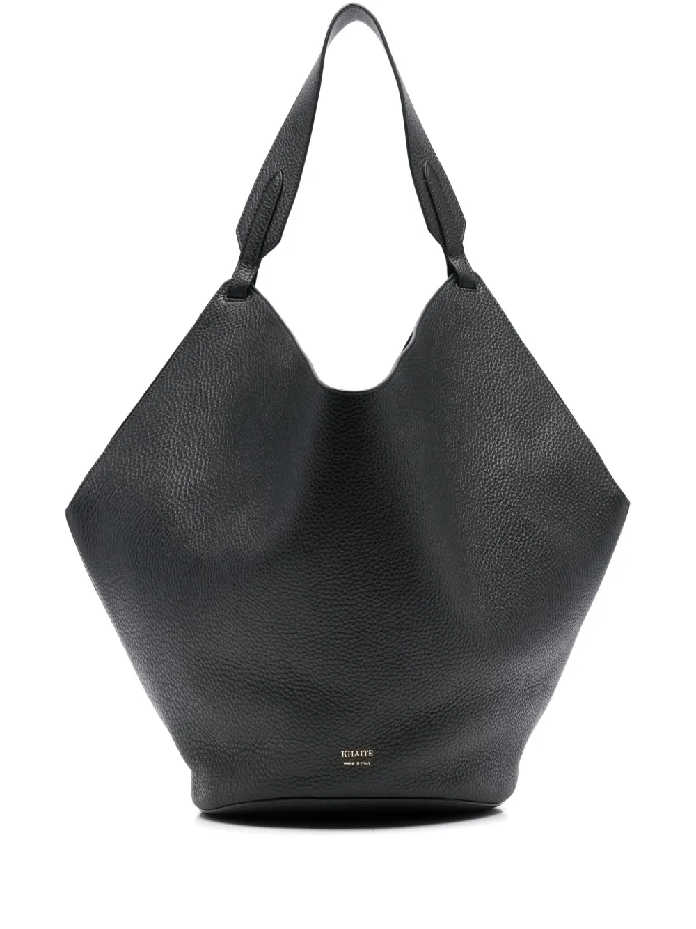 KHAITE Lotus medium schoudertas Zwart
