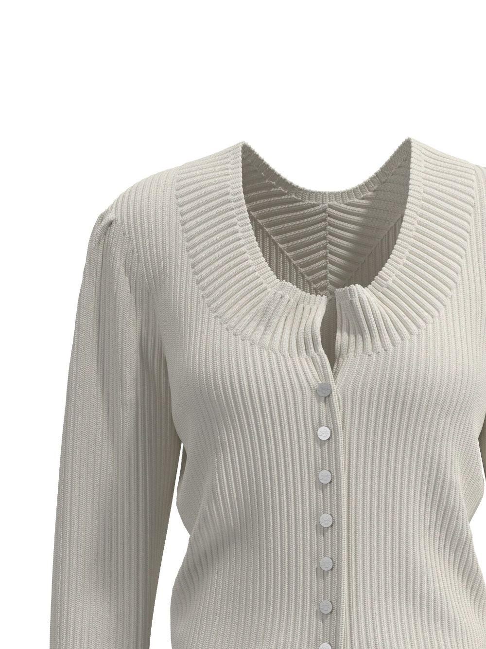 Margherita MACCAPANI Alpine cardigan - Wit