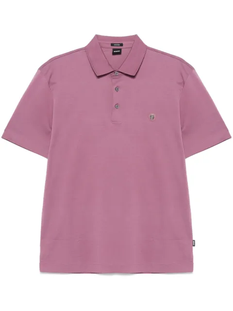 BOSS Double B-monogram cotton polo shirt