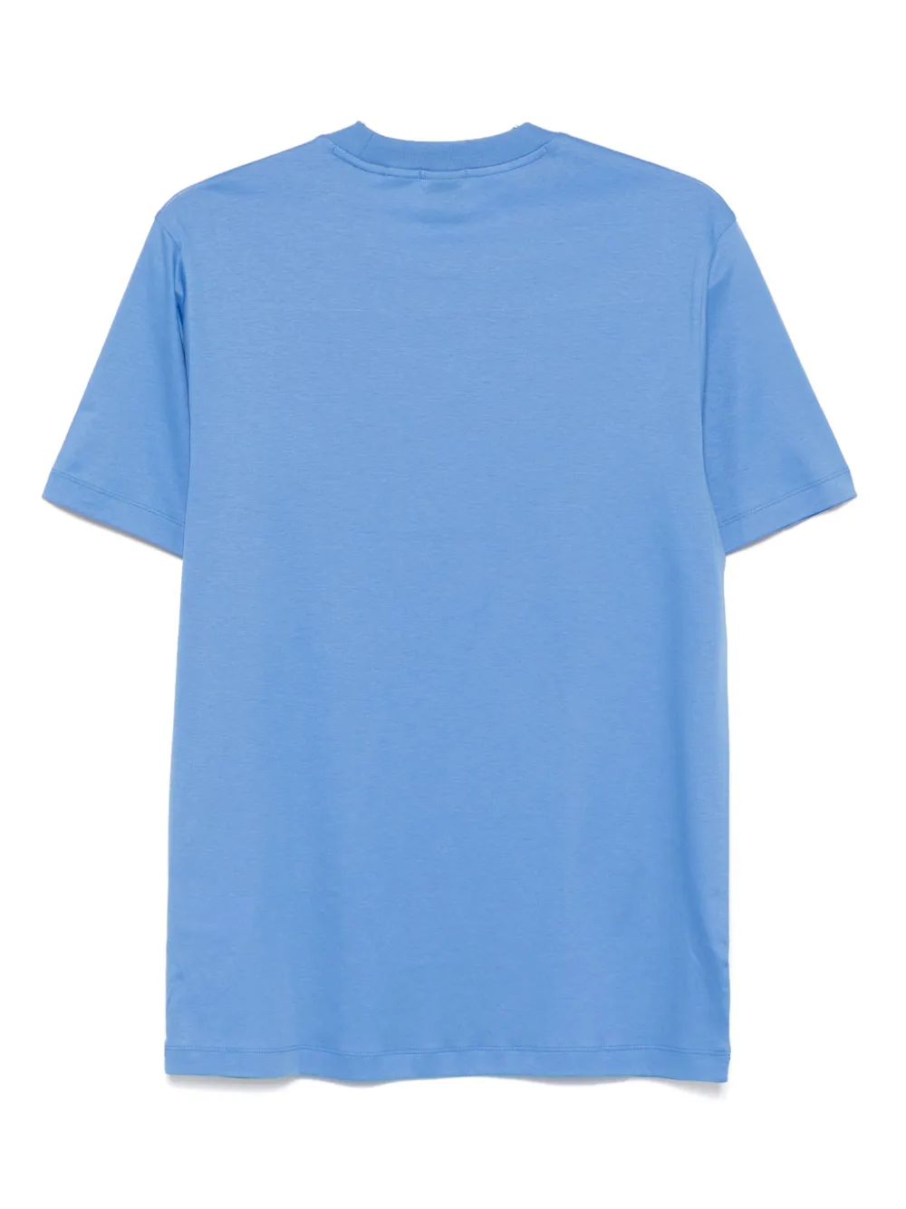 BOSS Katoenen T-shirt - Blauw