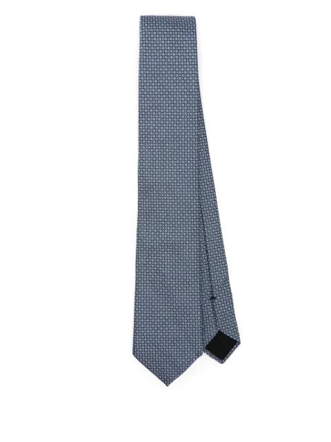 BOSS corbata con motivo en jacquard