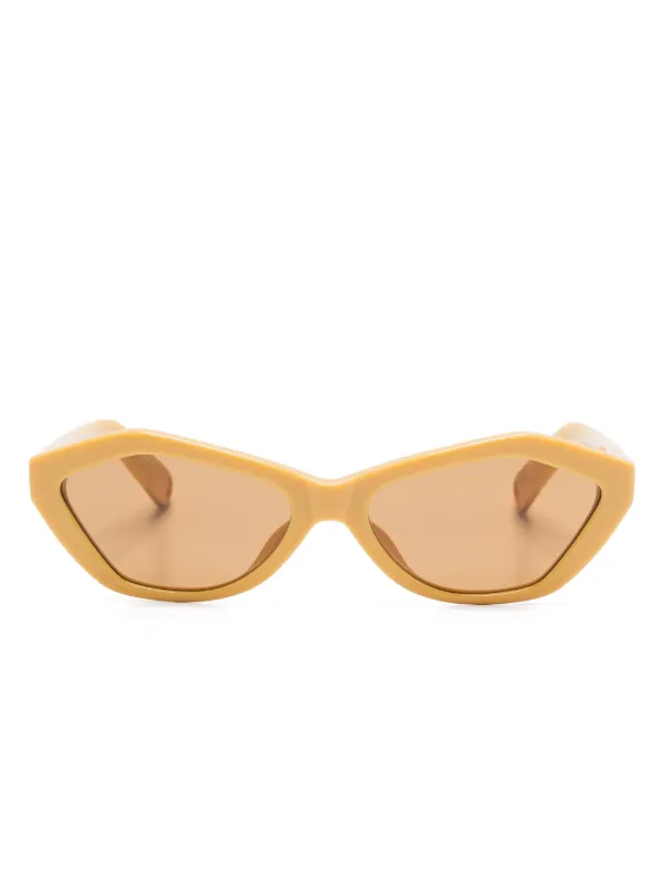 Linda Farrow x Jacquemus ジオメトリックフレーム サングラス