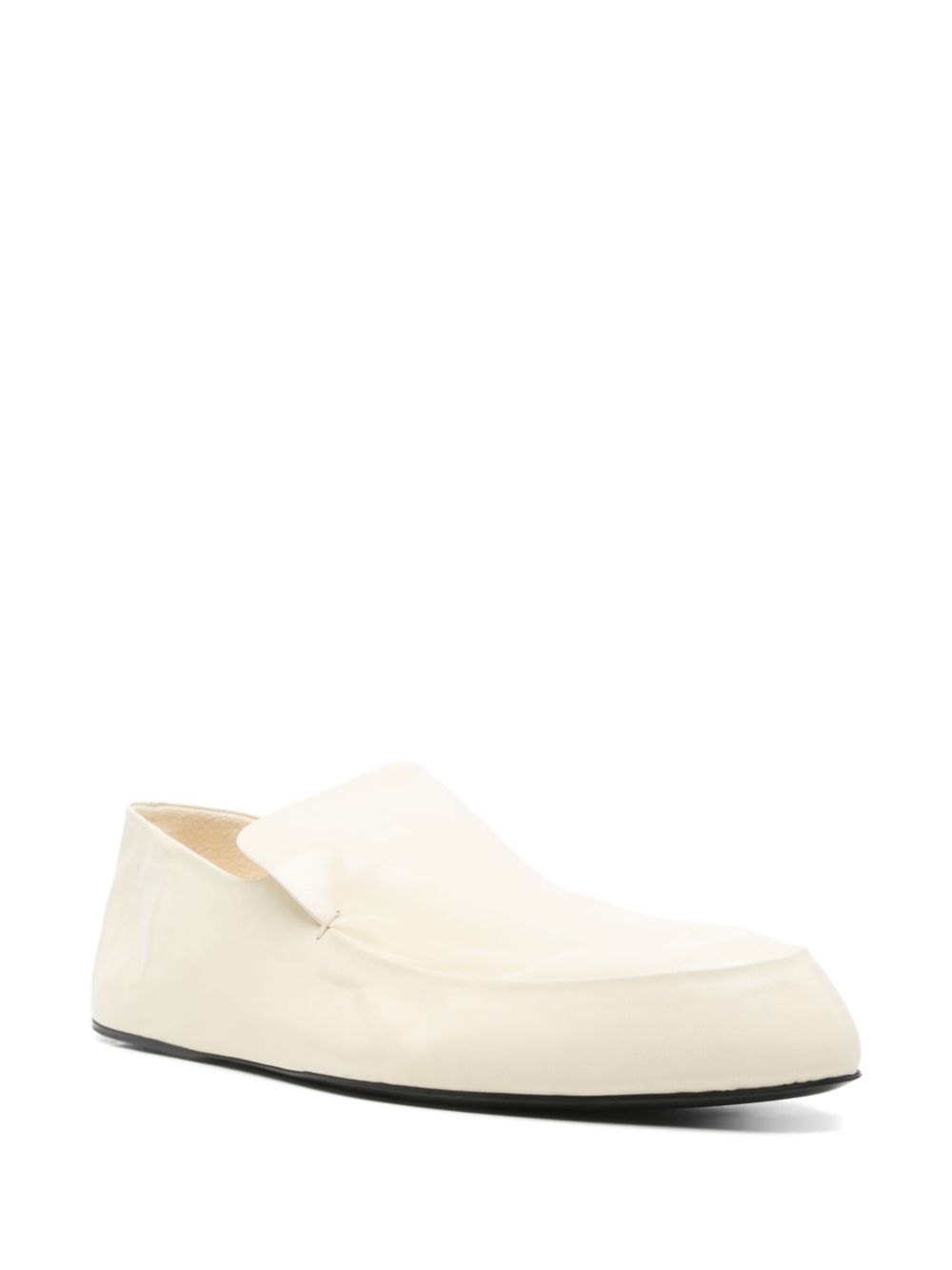 Jil Sander leather loafers - Beige