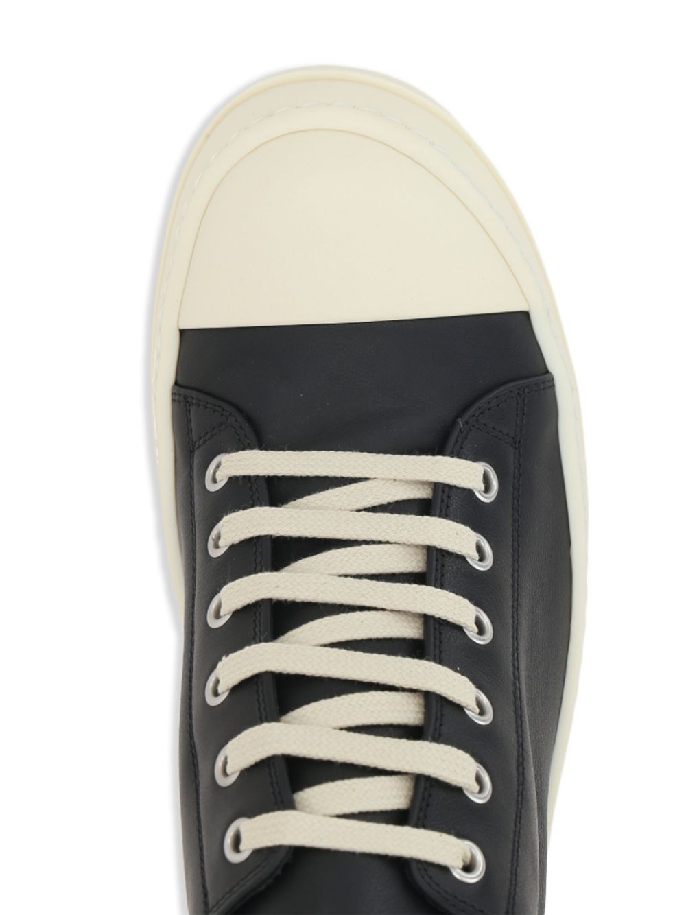 Rick Owens Leren sneakers Zwart