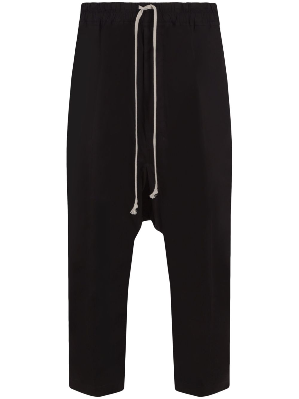 Rick Owens cropped sweatpants – Black