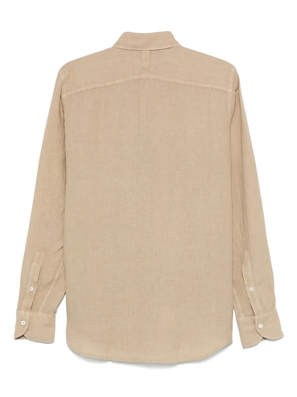 Canali Linnen overhemd Beige