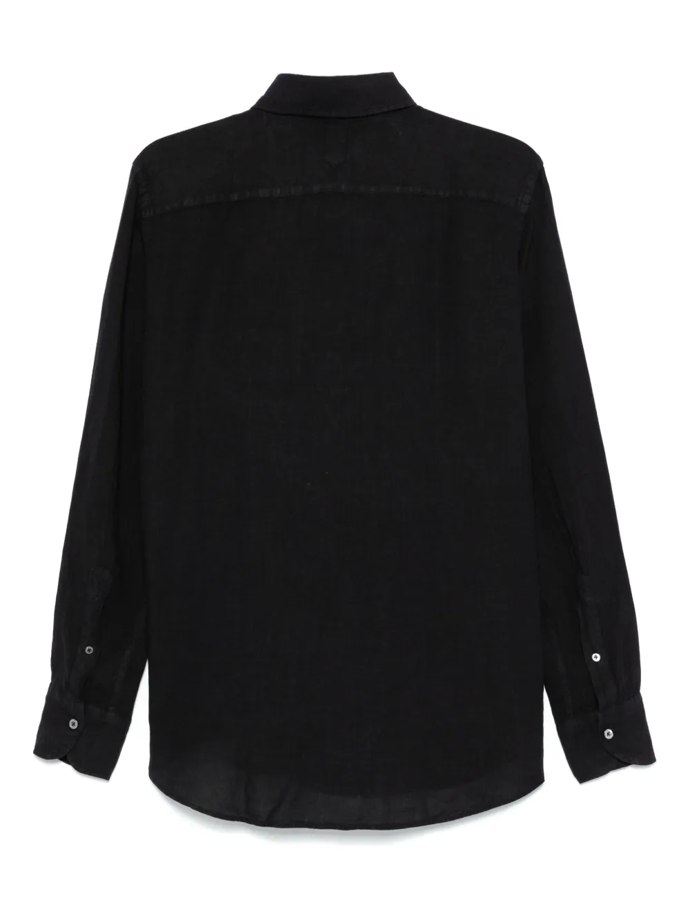 Canali Linnen overhemd - Blauw