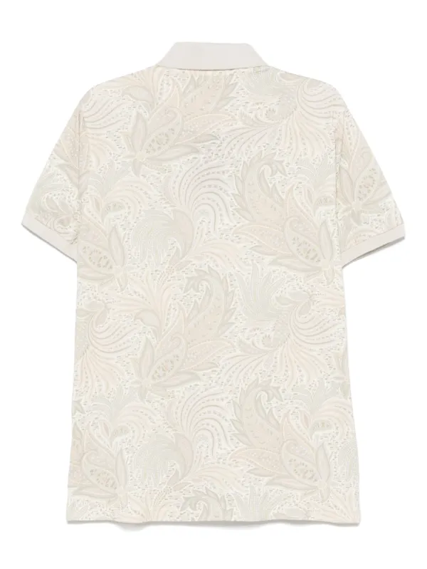 ETRO ペイズリー ポロシャツ | ニュートラル | FARFETCH JP