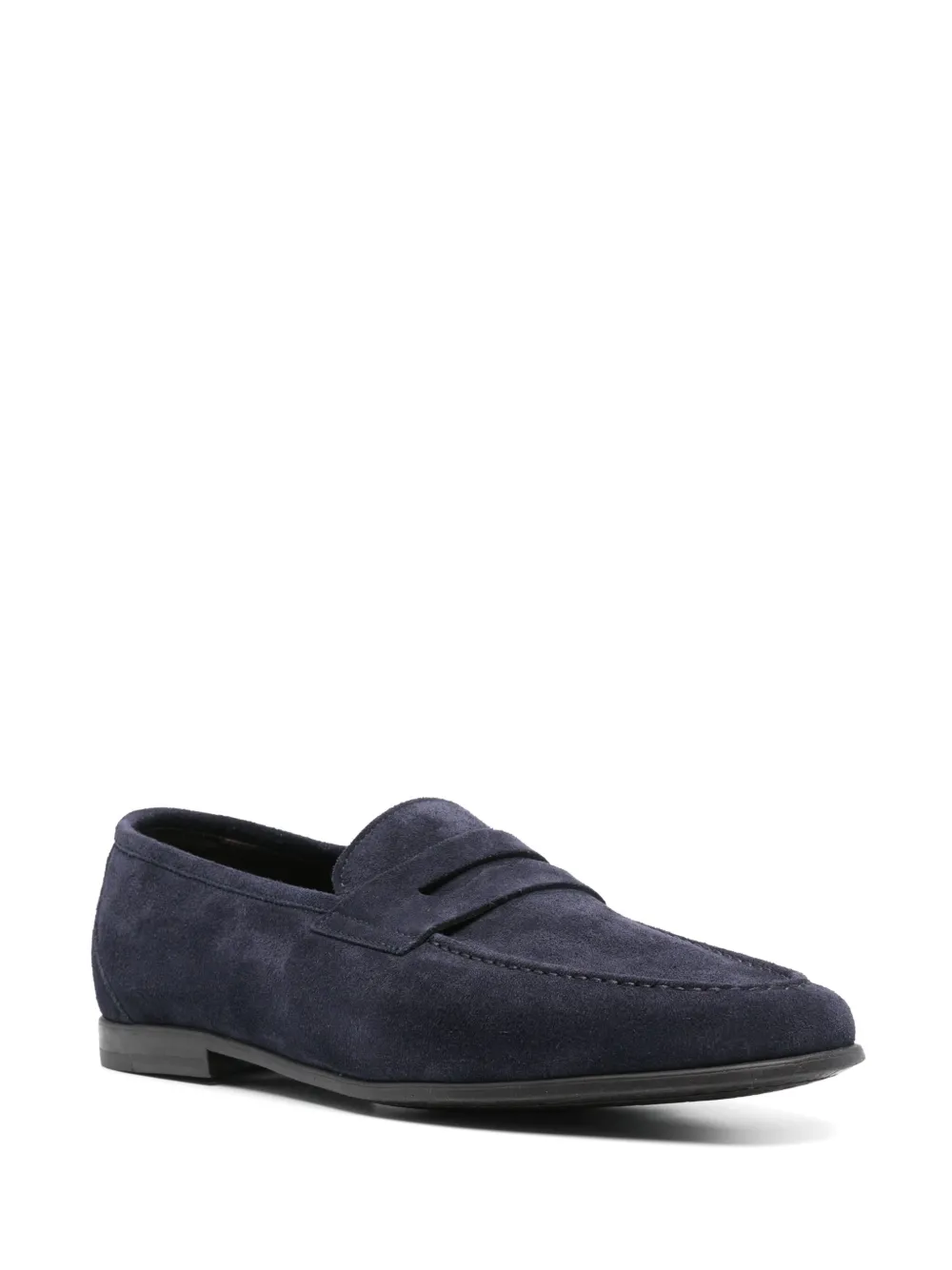 Canali Suède loafers - Blauw