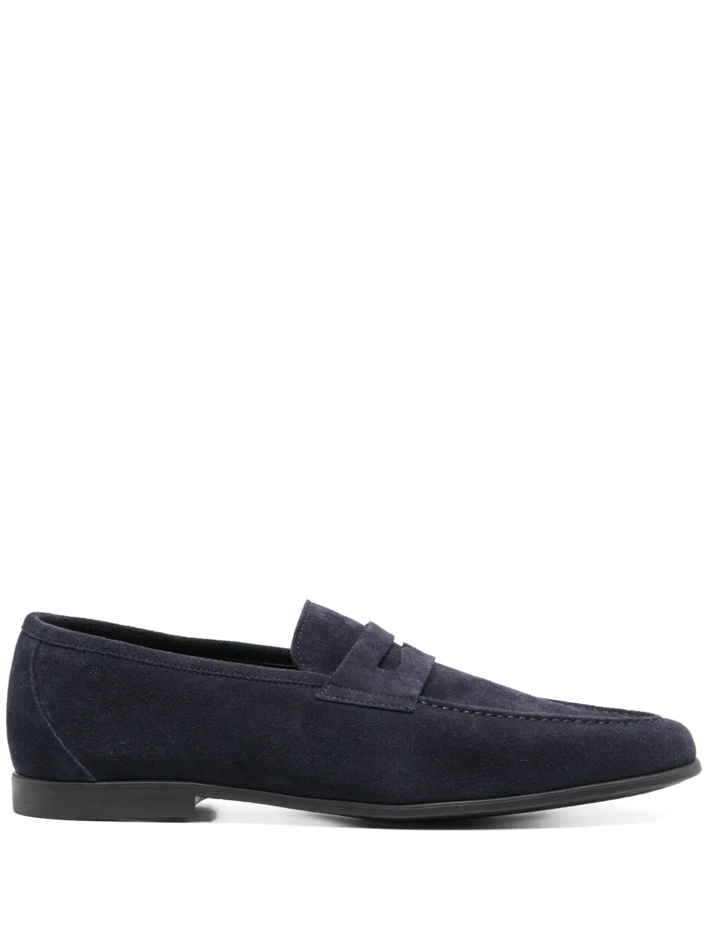 Canali Suède loafers Blauw