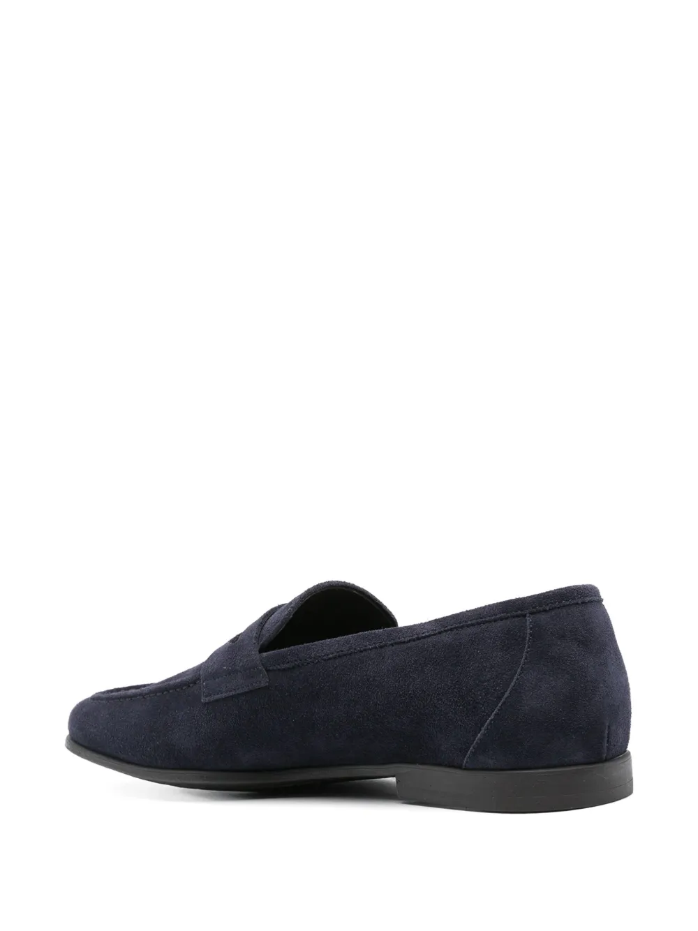 Canali Suède loafers Blauw
