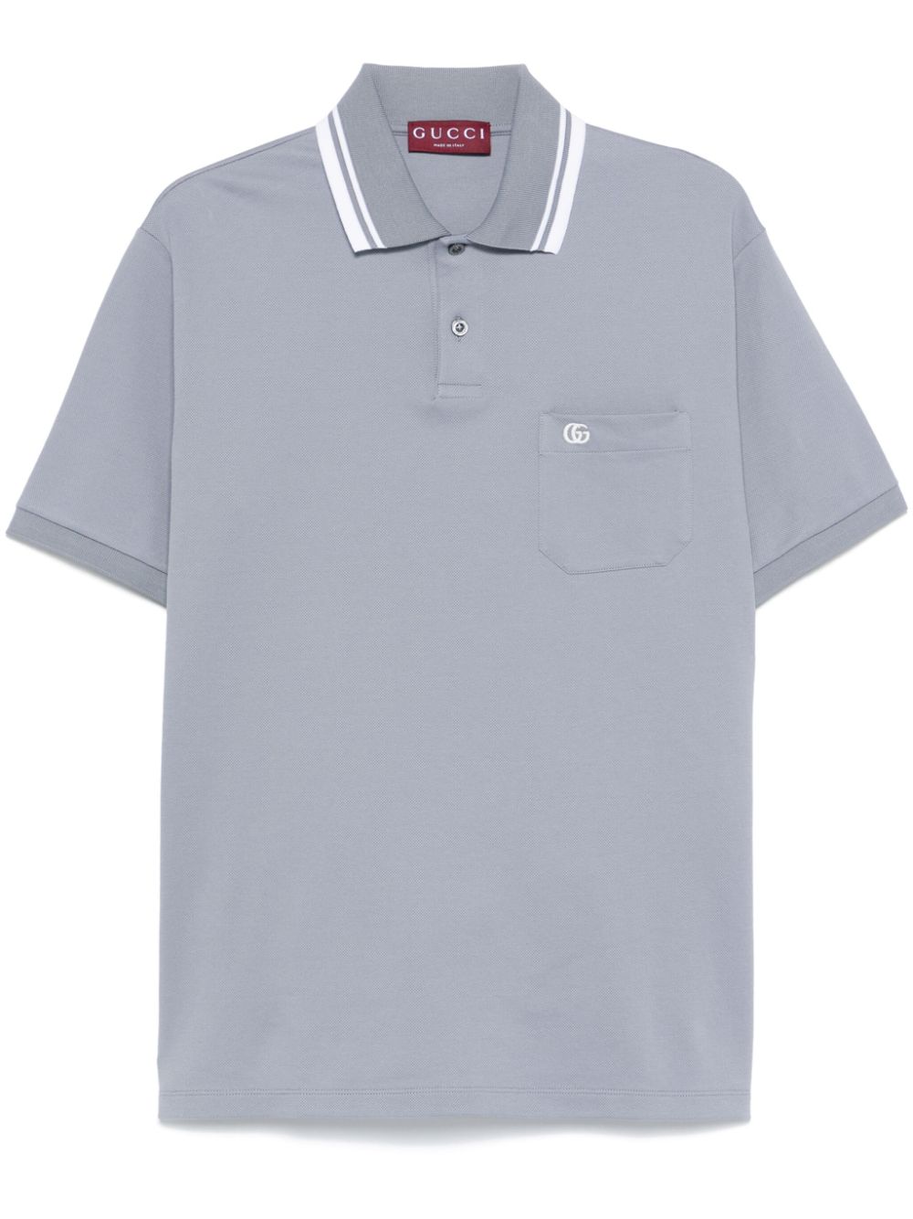 logo-embroidered polo shirt