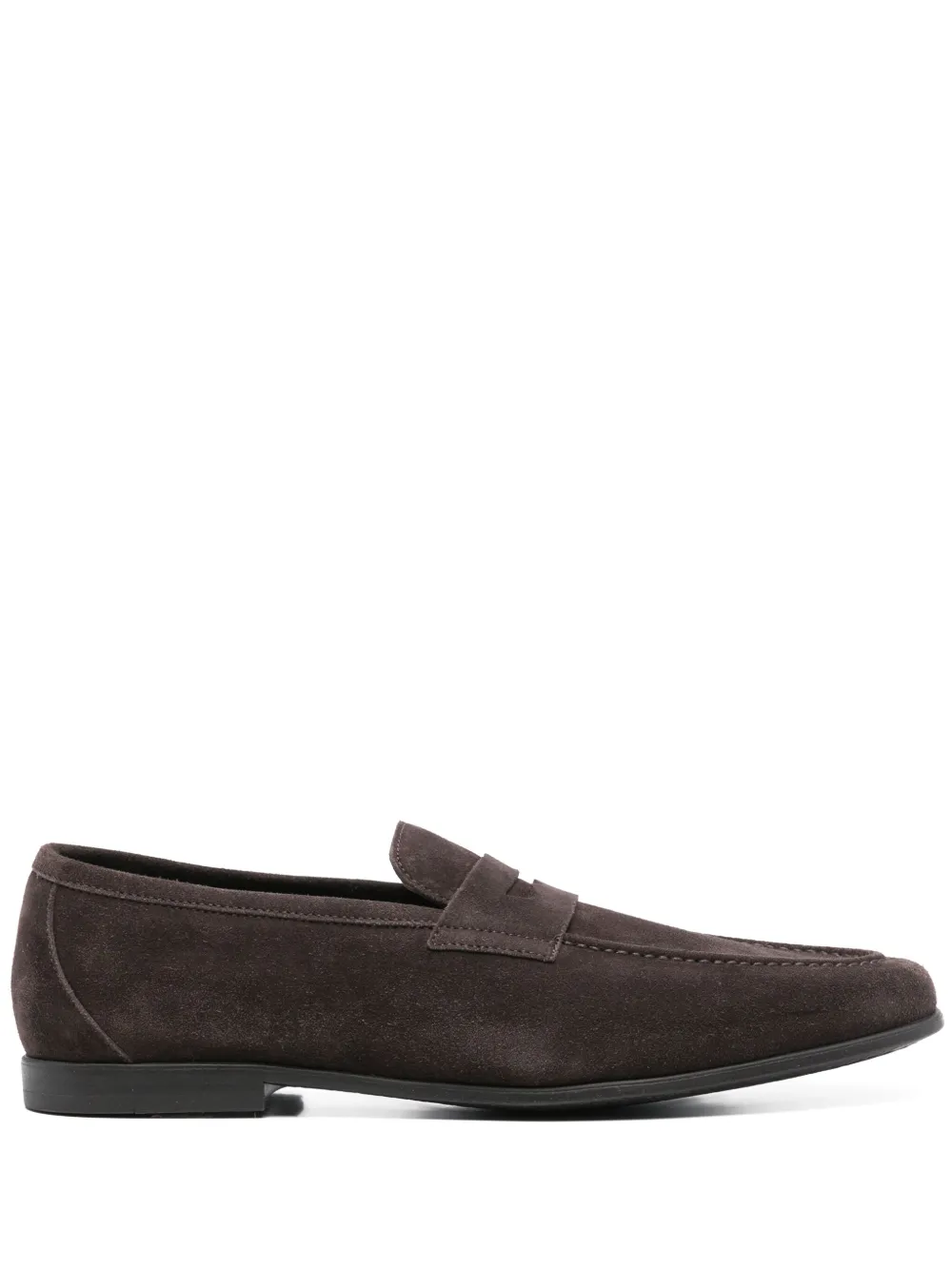 Canali Suède loafers Bruin