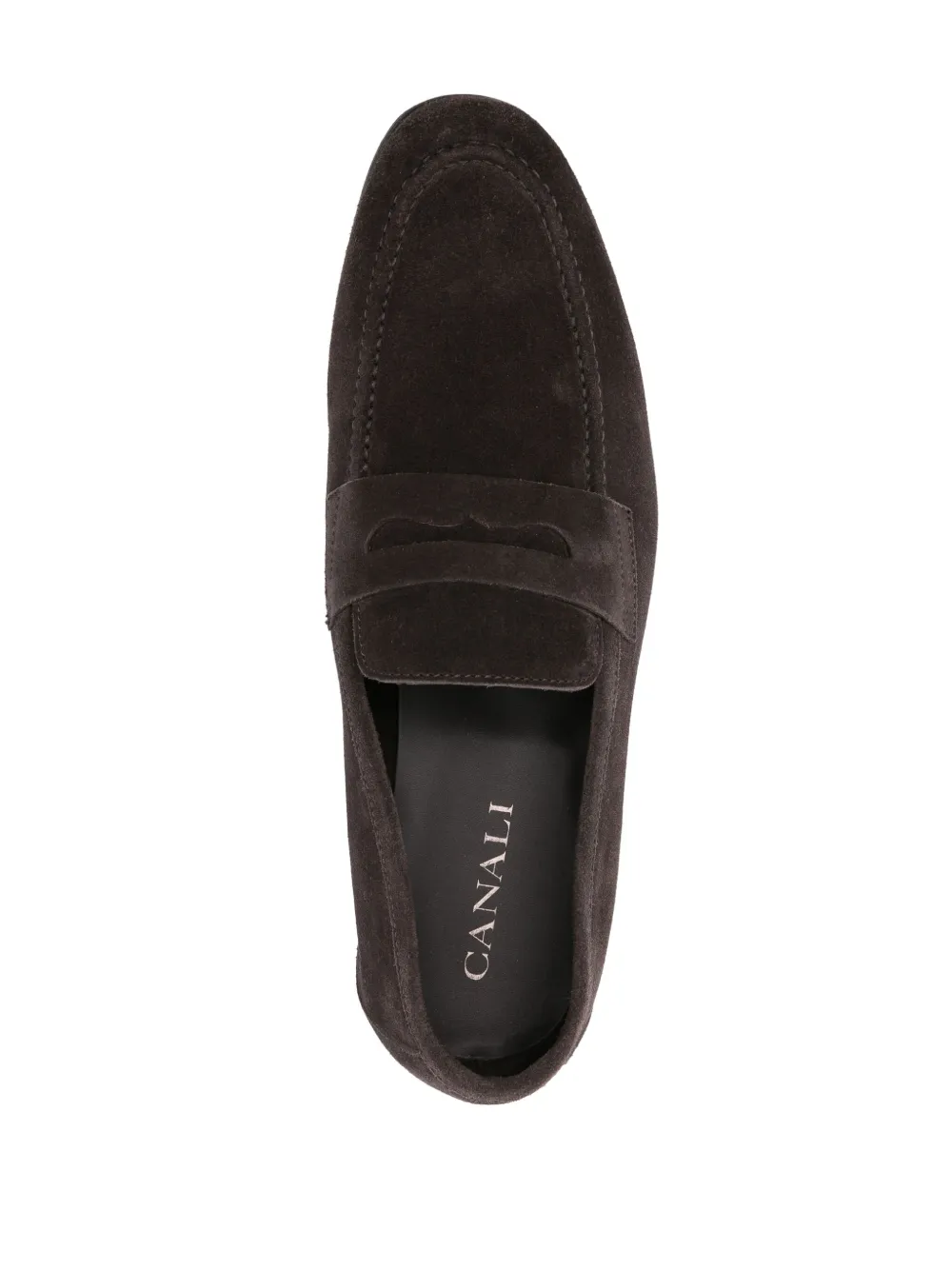 Canali suede loafers Brown