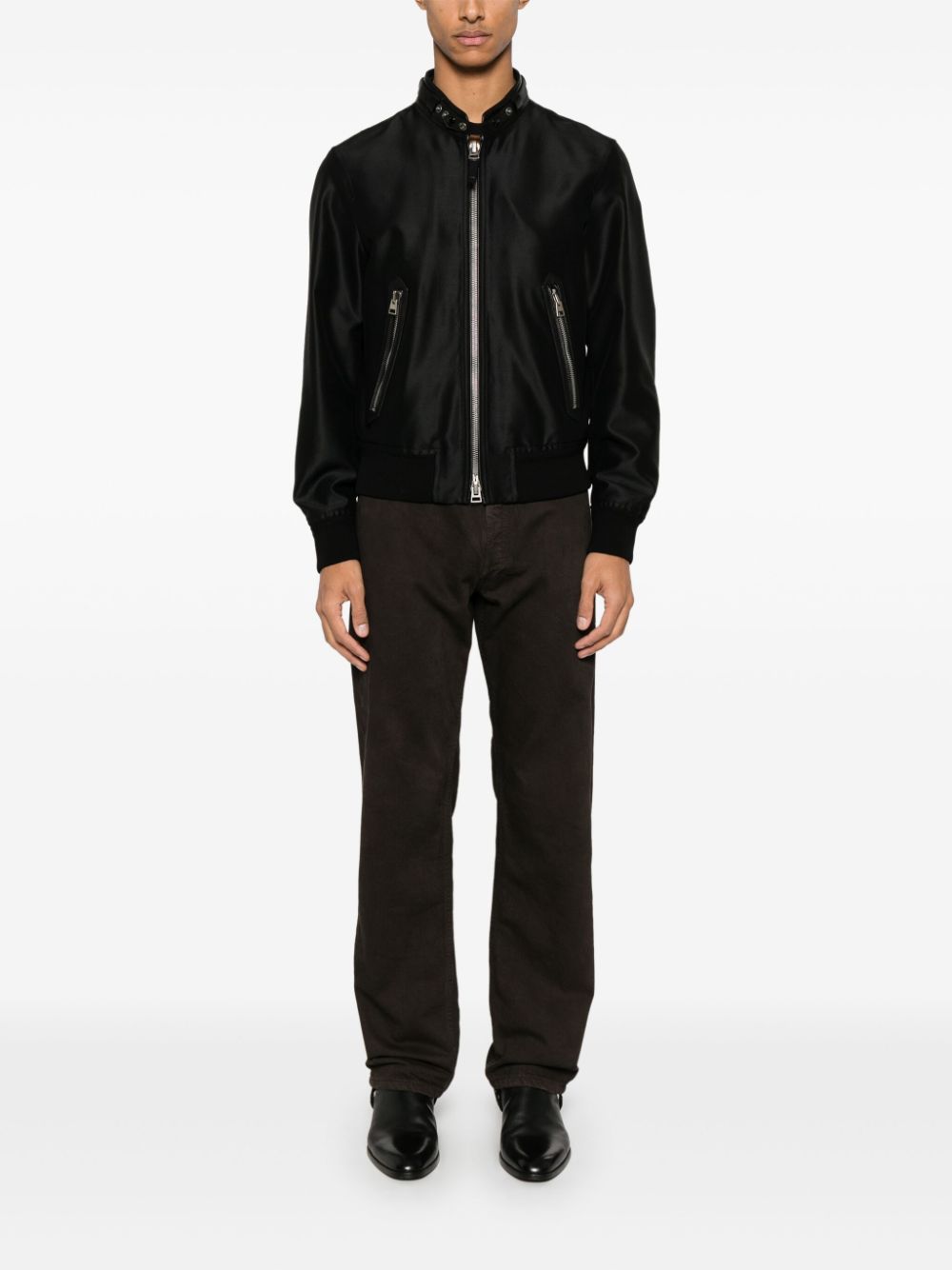 TOM FORD bomber jacket - Zwart