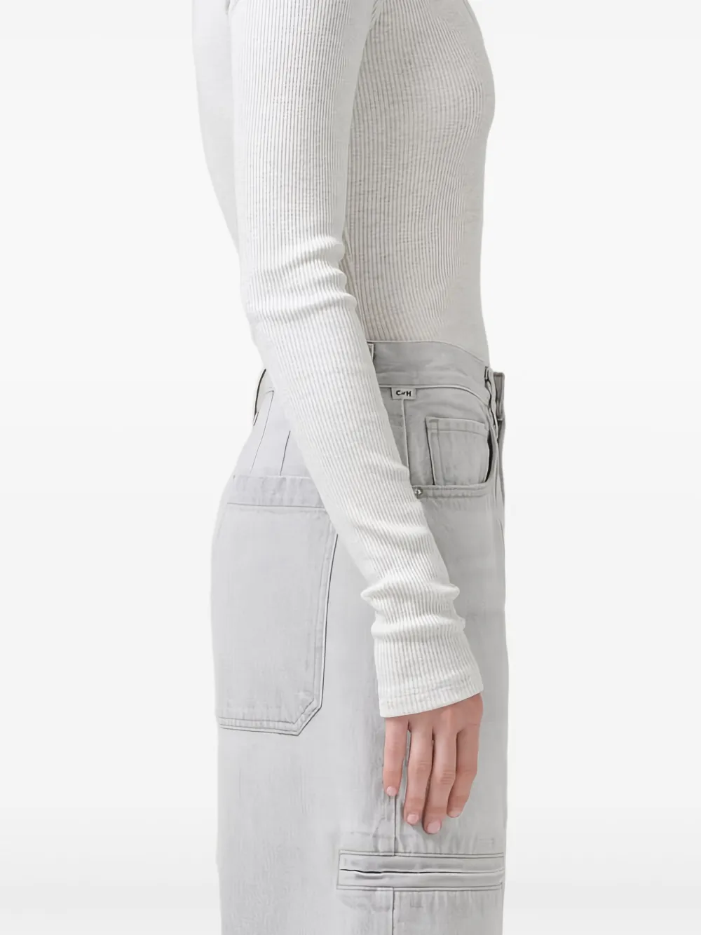 Citizens of Humanity v-neck ribbed sweater | Jumpers | Image 2