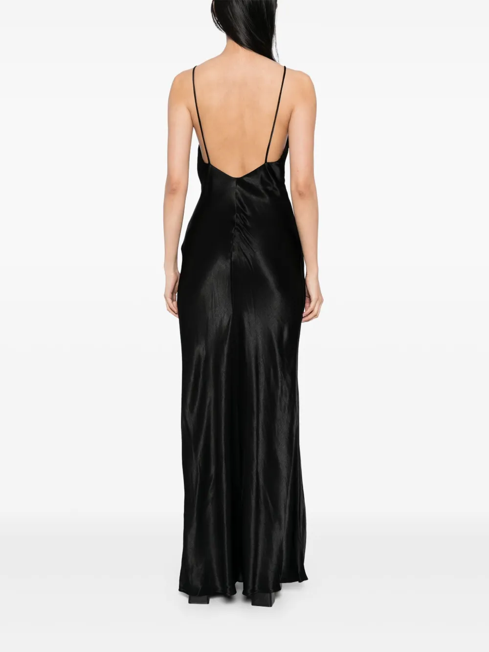 BEC + BRIDGE Moon Dance V maxi-jurk Zwart
