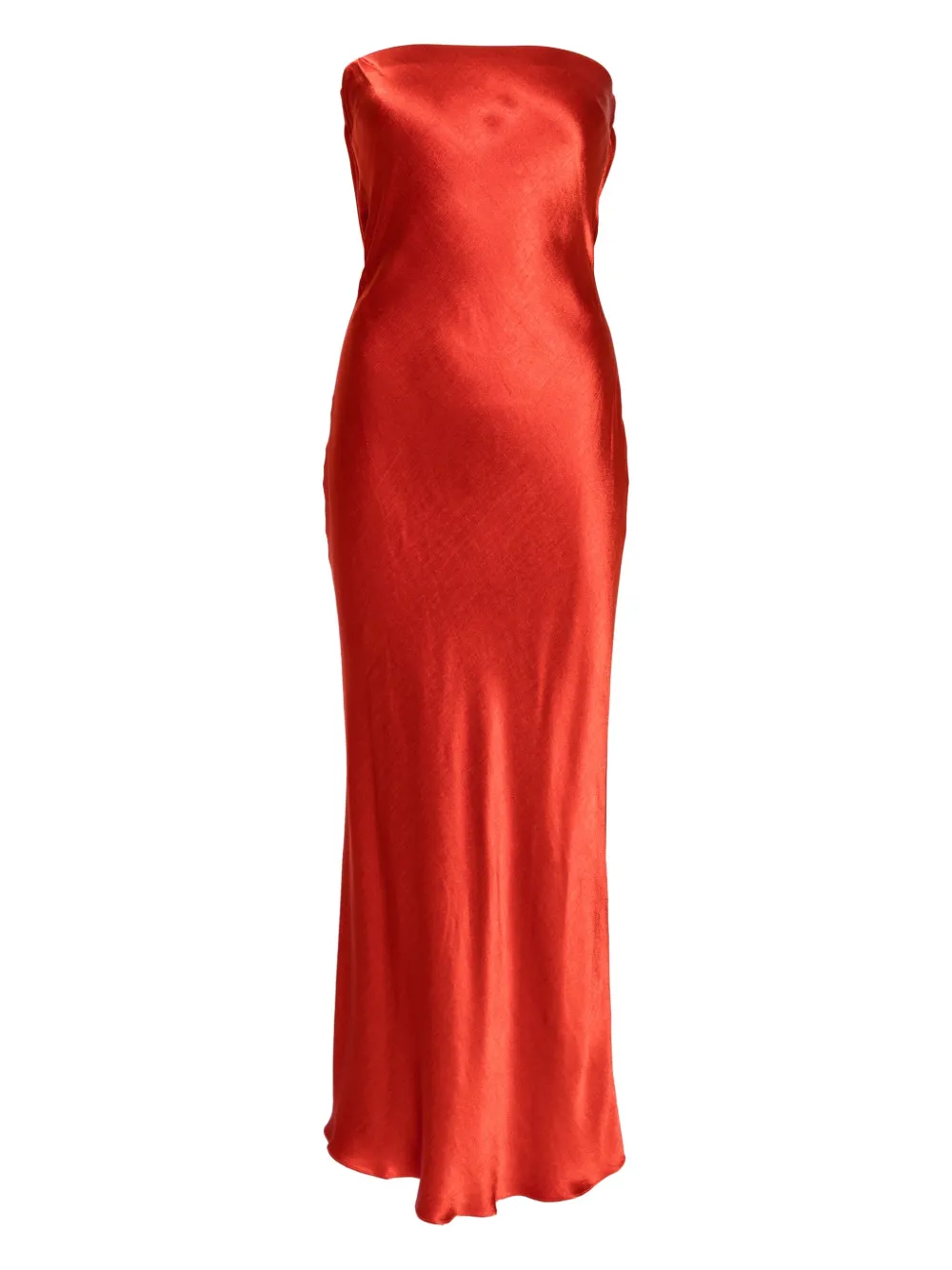 Bec & Bridge Red Moon Dance Strapless Maxi Dress