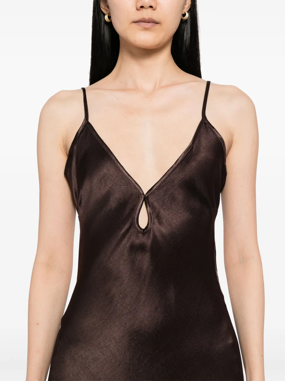 BEC + BRIDGE Cedar City maxi-jurk Bruin