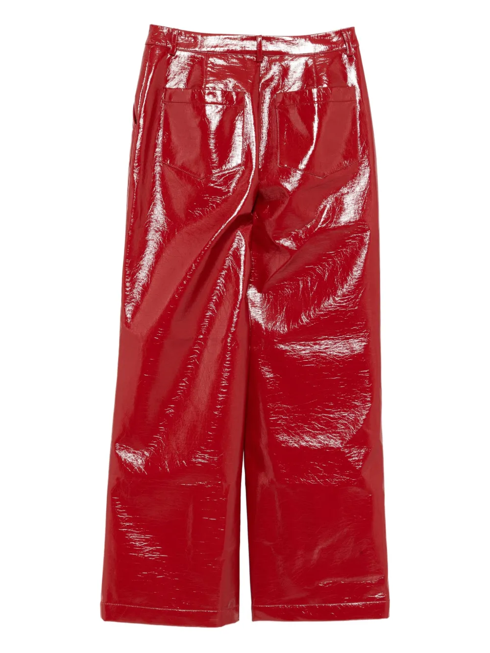 Kitri Vinyl broek - RED
