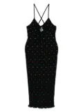 NEVER FULLY DRESSED Megan midi dress - Black