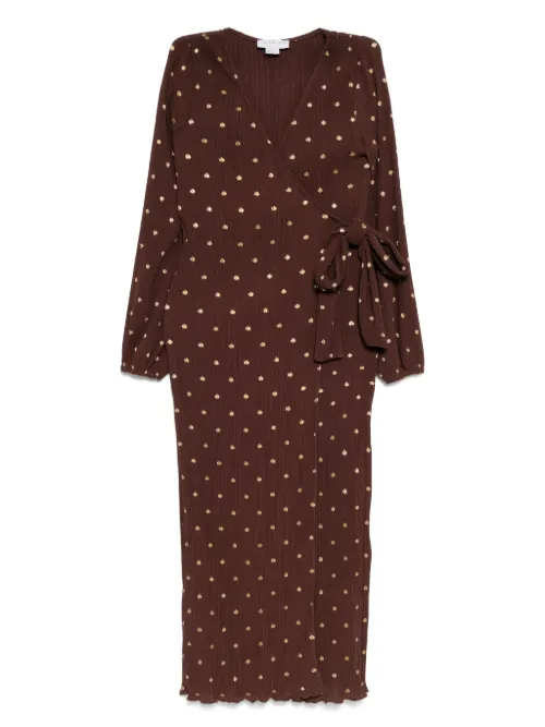 Robe portefeuille Plisse - NEVER FULLY DRESSED - Modalova