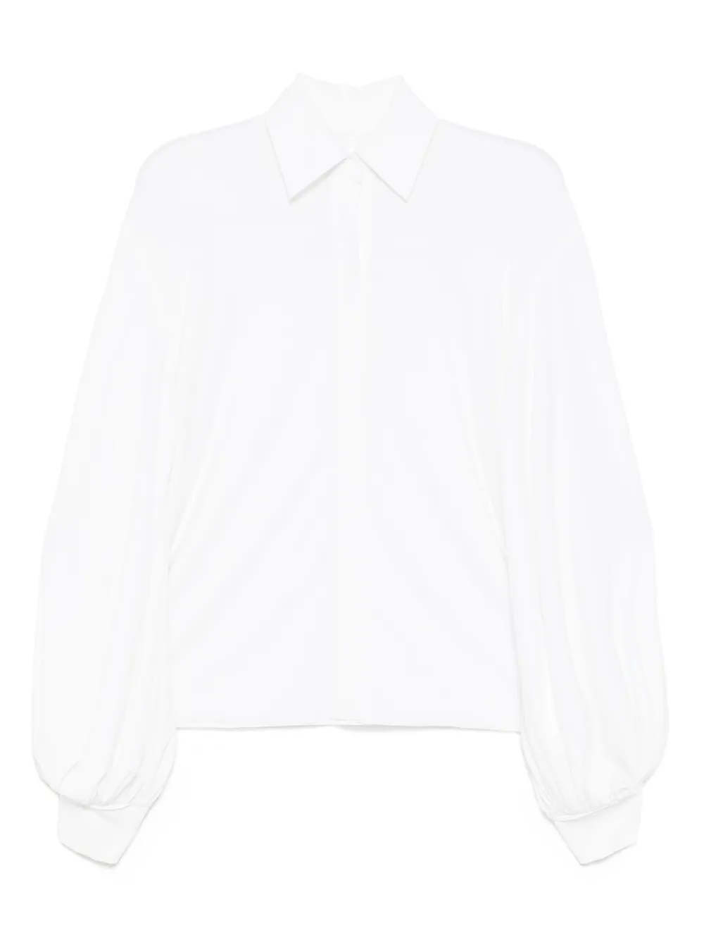 Norma Kamali Blouse met lange mouwen Wit