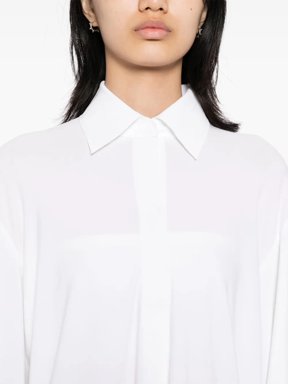 Norma Kamali Blouse met lange mouwen Wit